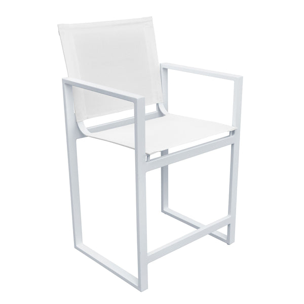 Renava Kayak Modern White Outdoor Counter Stool Model VGGERH-AGEAN-BS-CTR-WHT-2