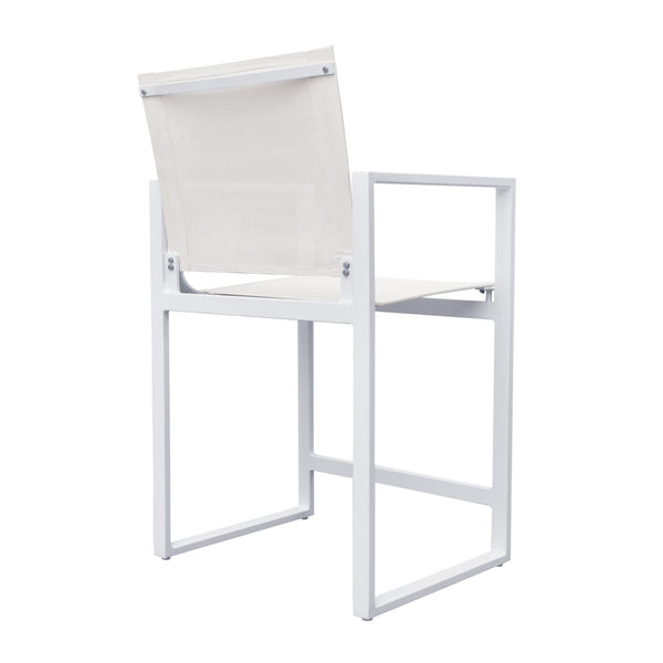Renava Kayak Modern White Outdoor Counter Stool Model VGGERH-AGEAN-BS-CTR-WHT-2