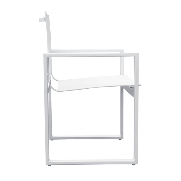 Renava Kayak Modern White Outdoor Dining Armchair (Set Of 2) Model VGGERHAGEAN-WHT