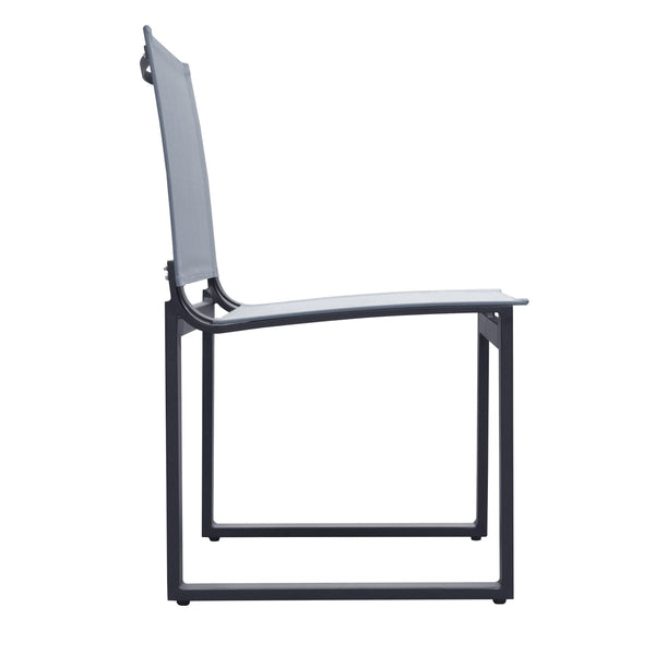 Renava Kayak Modern Outdoor Dark Charcoal Dining Chair (Set Of 2) Model VGGERH-AGEAN-CH-GRY-2