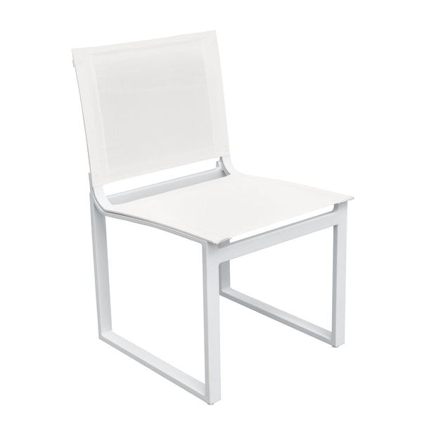 Renava Kayak Modern Outdoor White Dining Chair (Set Of 2) Model VGGERH-AGEAN-CH-WHT-1