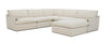 Divani Casa Danica Modern Beige Sectional SofaModel VGKK-KF2650-BGE-SECT