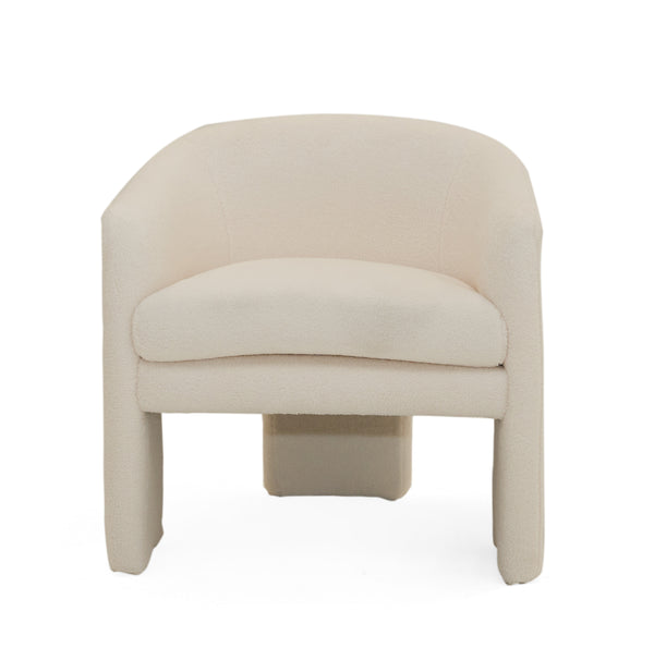 Modrest Khan Modern Off White Fabric Accent Chair Model VGOD-ZW-21102-CH