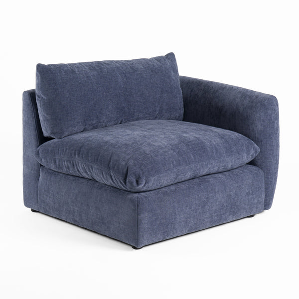 Divani Casa Kinsey Modern Blue Fabric Modular Sectional Sofa Model VGKK-KF.8035-SECT-NAVY
