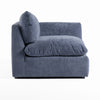 Divani Casa Kinsey Modern Blue Fabric Modular Right Facing Seat Model VGKK-KF.8035-RAF1.5-NAVY