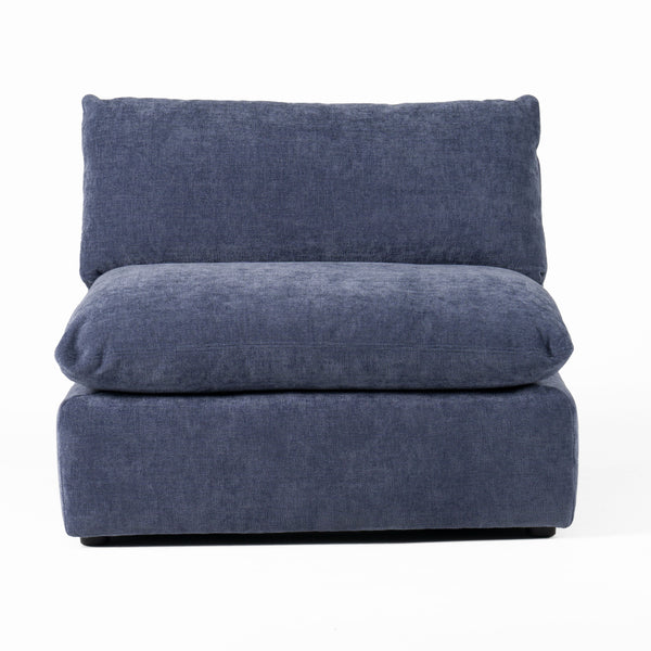 Divani Casa Kinsey Modern Blue Fabric Modular Sectional Sofa Model VGKK-KF.8035-SECT-NAVY