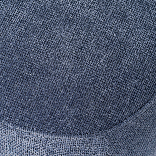 Divani Casa Kinsey Modern Blue Small River Rock Ottoman Model VGKK-KF.D2015-SML-NAVY