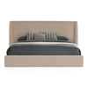 Kiro Modern Tan Fabric Bed