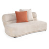 Knight Modern Beige Fabric Curved Sectional