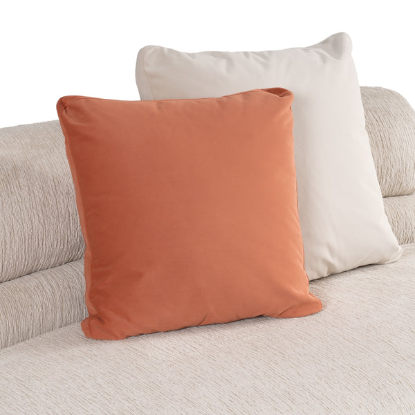 Knight Modern Beige Fabric Curved Sectional