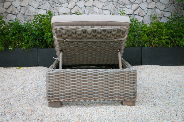 Renava Knox Outdoor Wicker Sunbed Model VGATRABD-107