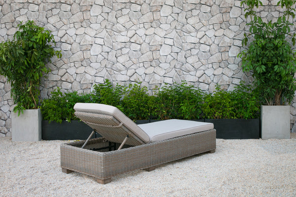 Renava Knox Outdoor Wicker Sunbed Model VGATRABD-107