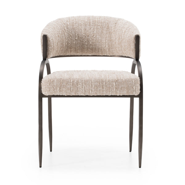 Modrest Kobe Modern Beige Fabric Dining Chair Model VGOD-ZW-24068-BGE
