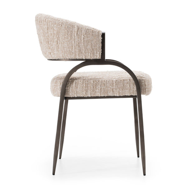 Modrest Kobe Modern Beige Fabric Dining Chair Model VGOD-ZW-24068-BGE