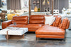 Divani Casa Kudos Modern Cognac Raf Chaise Sectional Sofa Model VGKK5309-RAF-SECT