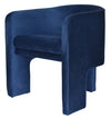 Modrest Kyle Modern Blue Velvet Accent Chair Model VGRHAC-235-BL-CH