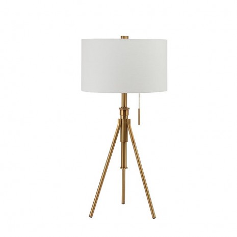 Furniture of America Zaya Stained Gold Contemporary Table Lamp Model L731171T-GL