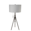 Furniture of America Zaya Brushed Steel Contemporary Table Lamp Model L731171T-SV