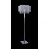 Furniture of America Kit Chrome Glam Floor Lamp Model L76832
