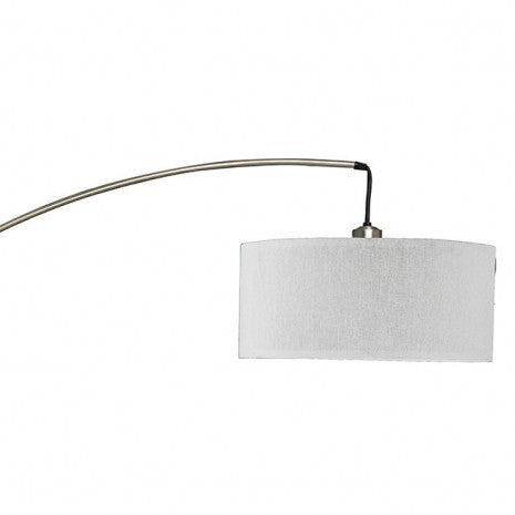 Furniture of America Jess Brushed Steel Contemporary Arch Lamp Model L76931SN