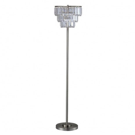 Furniture of America Meg Clear Transitional Floor Lamp Model L76936F