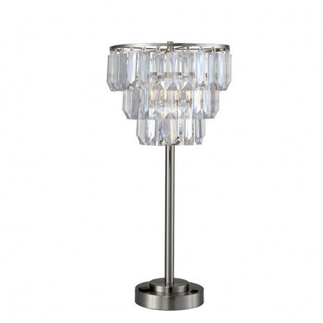 Furniture of America Meg Clear Transitional Table Lamp Model L76936T