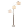 Furniture of America Iyanna Beige/Silver Contemporary Floor Lamp Model L76949SN