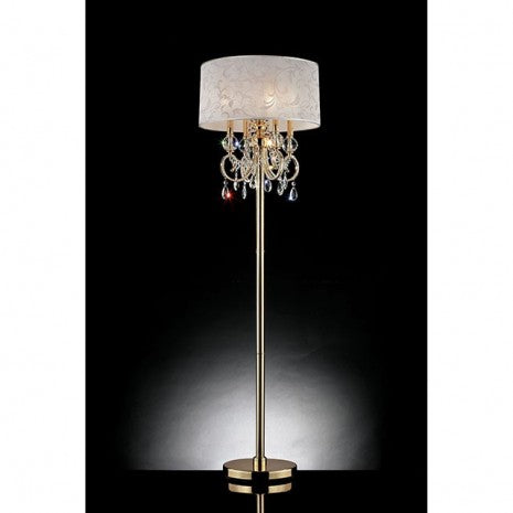 Furniture of America Deborah Gold Traditional Floor Lamp Model L9155F