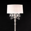 Furniture of America Sophy White/Chrome Traditional Floor Lamp Model L95109F