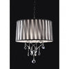 Furniture of America Arya Black/Chrome Glam Ceiling Lamp Model L95123H