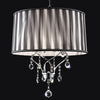 Furniture of America Arya Black/Chrome Glam Ceiling Lamp Model L95123H