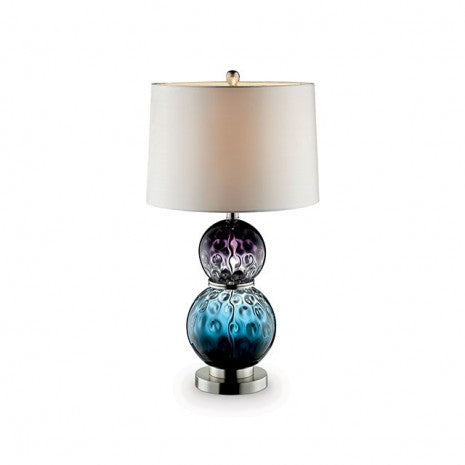 Furniture of America Camila Purple/Blue Contemporary Table Lamp Model L95722