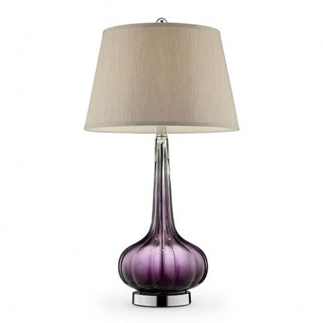Furniture of America Fay Purple Contemporary Table Lamp Model L9709