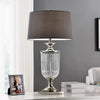 Furniture of America Ira Silver/Clear Contemporary Table Lamp Model L9711