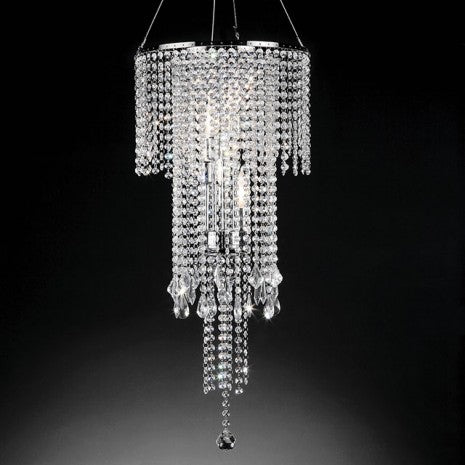 Furniture of America Alrai Clear Glam Ceiling Lamp Model L9721H