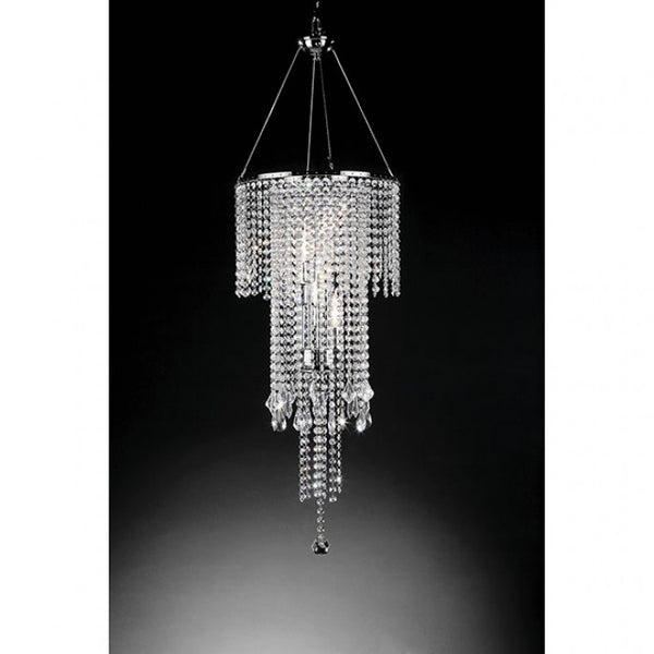 Furniture of America Alrai Clear Glam Ceiling Lamp Model L9721H
