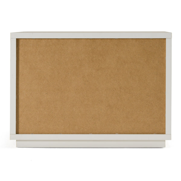 Lamod Italia Lago Modern Faux Travertine Nightstand Model VGAC-LAGO-NS