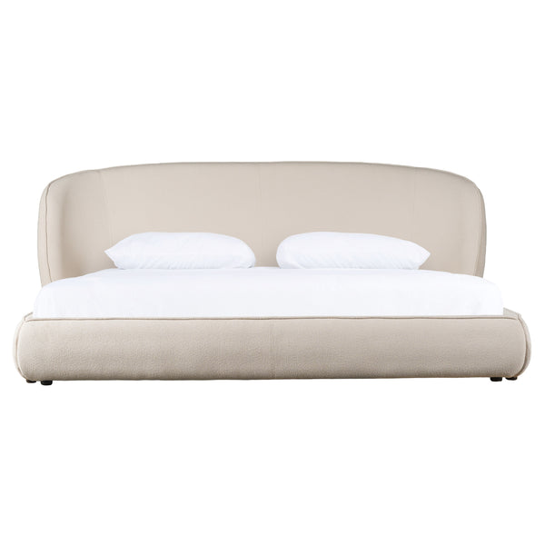 Modrest Lambert Modern Beige Fabric Upholstered Bed Model VGEVA149-BGE-BED-01
