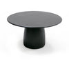 Modrest Lander Modern Mid Century Black Oak Round Dining TableModel VGDW-J3630-1-BLK