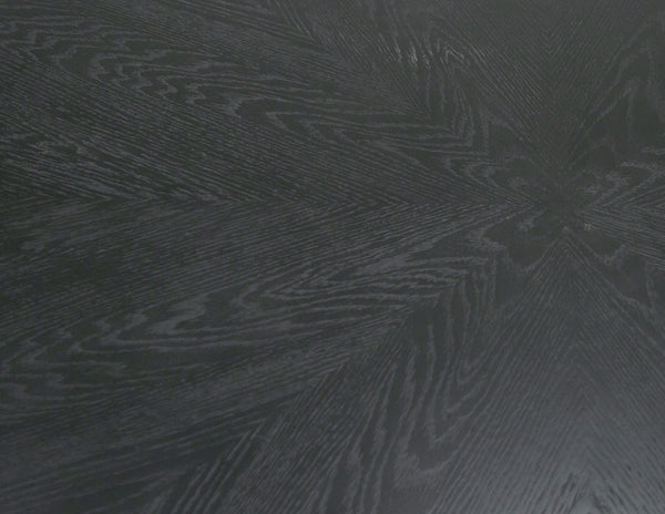 Modrest Lander Modern Mid Century Black Oak Round Dining TableModel VGDW-J3630-1-BLK