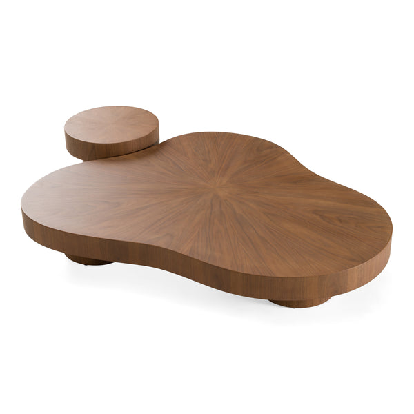 Larch Modern Walnut Nesting Table Set