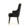 Larissa Modern Black Fabric Dining Chair
