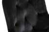 Larissa Modern Black Fabric Dining Chair