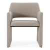 Lasara Modern Beige Fabric Dining Chair