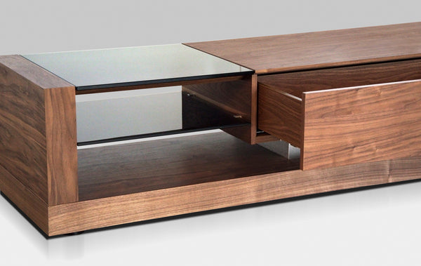 Modrest Mali Modern Walnut Tv Stand Model VGBBLE613F-WAL
