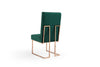 Modrest Legend Modern Green Velvet & Rosegold Dining Chair (Set Of 2) Model VGVCB012-GRN