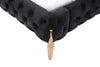 Modrest Legend Modern Black Velvet & Rosegold Bed Model VGVCBD8111-15-BLKROSE-BED