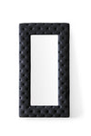 Modrest Legend Transitional Black Velvet Floor Mirror Model VGVCJ8111-3H-BLK-MIR