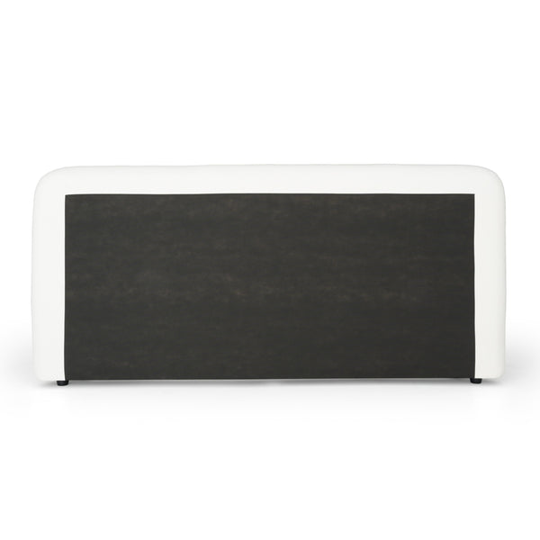 Modrest Liam Modern Ivory Fabric Upholstered Bed Model VGKK-KF.B2007-IVY