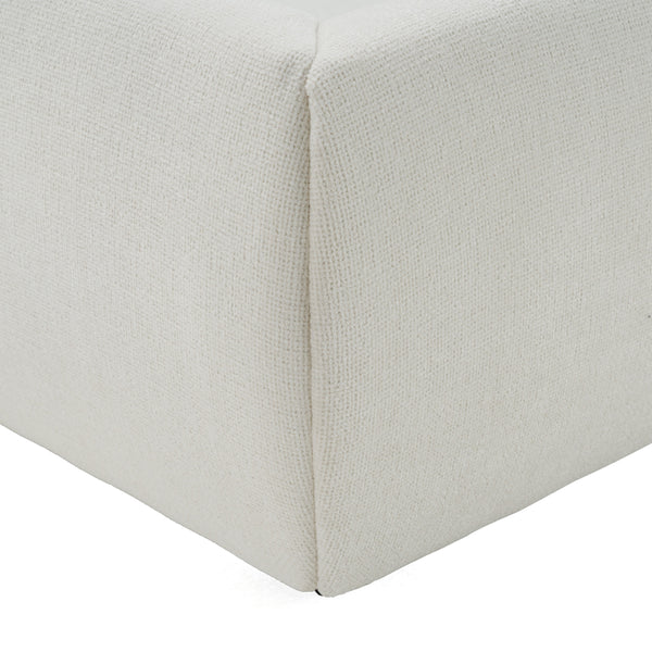 Modrest Liam Modern Ivory Fabric Upholstered Bed Model VGKK-KF.B2007-IVY